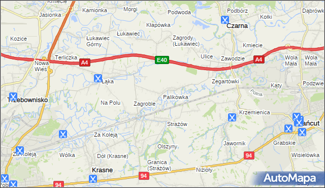 mapa Palikówka, Palikówka na mapie Targeo