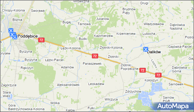 mapa Przekora, Przekora na mapie Targeo