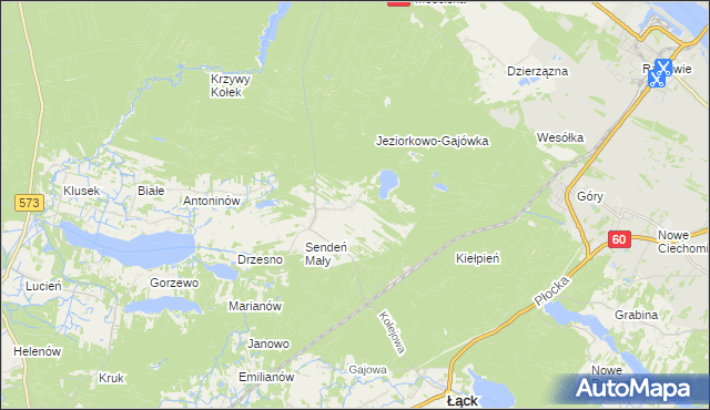 mapa Sendeń Duży, Sendeń Duży na mapie Targeo