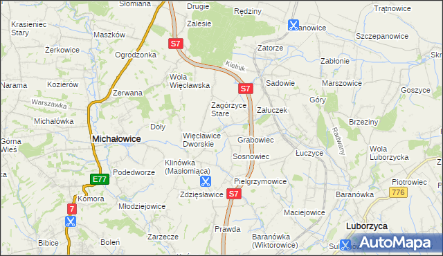 mapa Sieborowice, Sieborowice na mapie Targeo