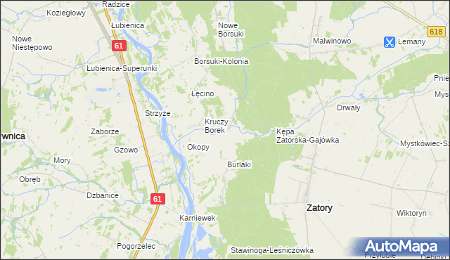 mapa Śliski, Śliski na mapie Targeo