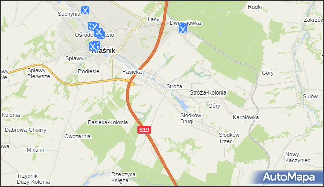 mapa Słodków Pierwszy, Słodków Pierwszy na mapie Targeo