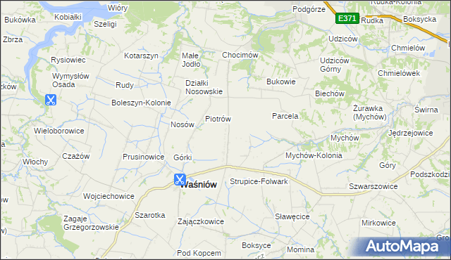 mapa Śnieżkowice, Śnieżkowice na mapie Targeo