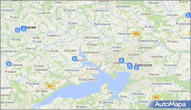 mapa Stojowice, Stojowice na mapie Targeo