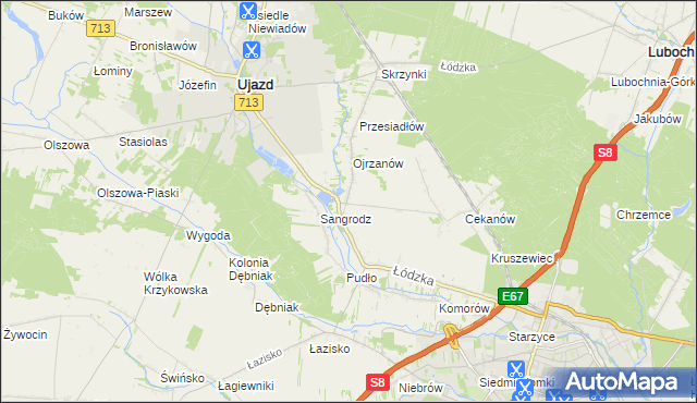 mapa Tobiasze, Tobiasze na mapie Targeo