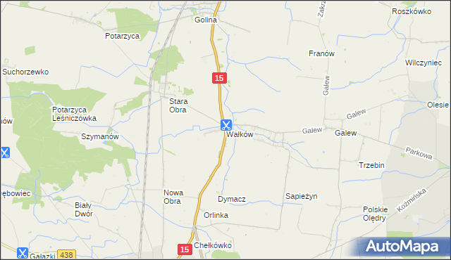 mapa Wałków, Wałków na mapie Targeo