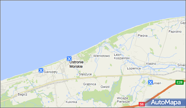 mapa Wieniotowo, Wieniotowo na mapie Targeo
