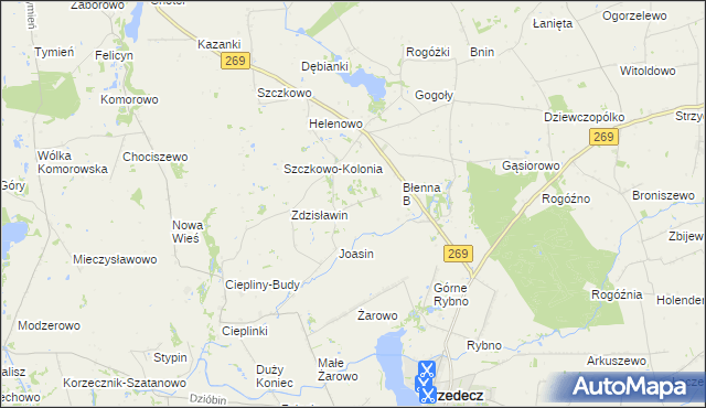 mapa Wiszczelice, Wiszczelice na mapie Targeo