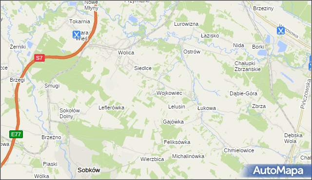 mapa Wojkowiec, Wojkowiec na mapie Targeo