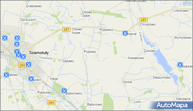 mapa Wychowaniec, Wychowaniec na mapie Targeo