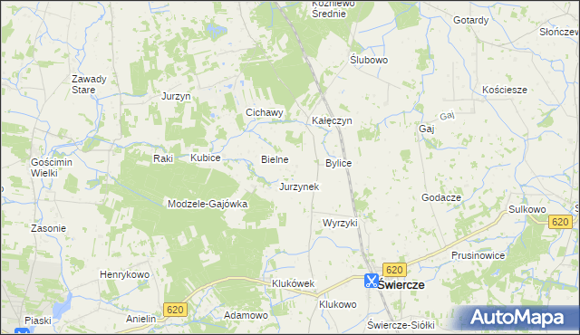 mapa Wyrzyki-Pękale, Wyrzyki-Pękale na mapie Targeo