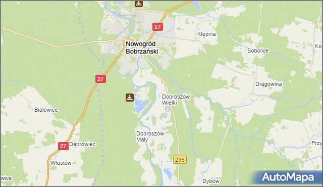 mapa Dobroszów Wielki, Dobroszów Wielki na mapie Targeo