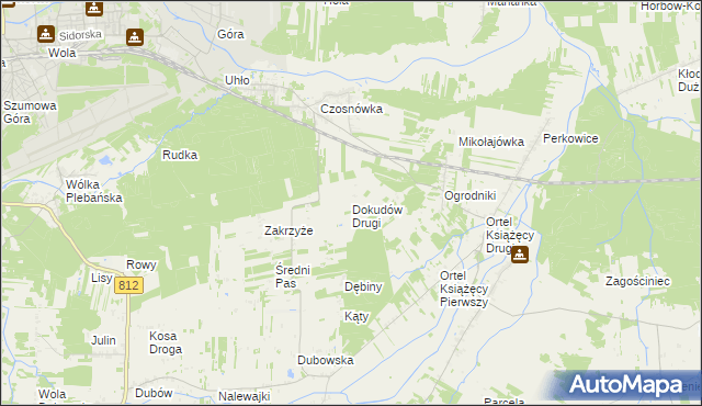 mapa Dokudów Drugi, Dokudów Drugi na mapie Targeo