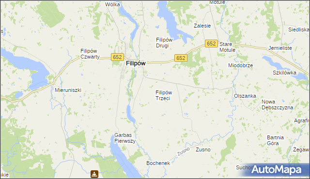 mapa Filipów Trzeci, Filipów Trzeci na mapie Targeo