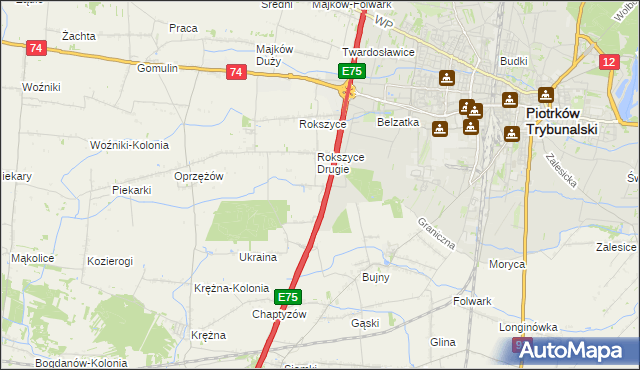 mapa Kargał-Las, Kargał-Las na mapie Targeo