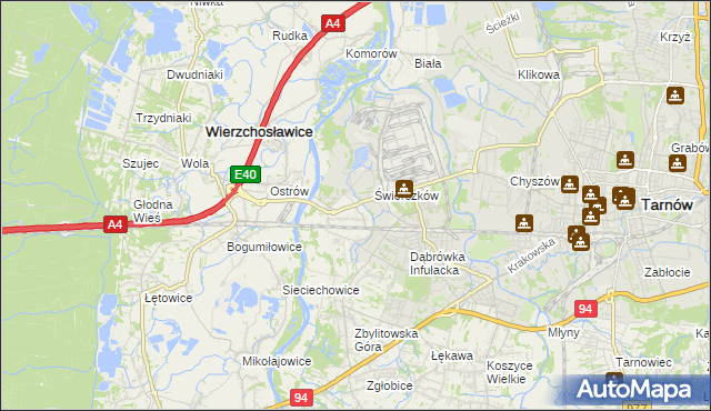 mapa Kępa Bogumiłowicka, Kępa Bogumiłowicka na mapie Targeo