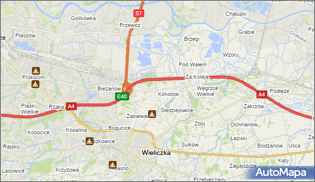 mapa Kokotów, Kokotów na mapie Targeo