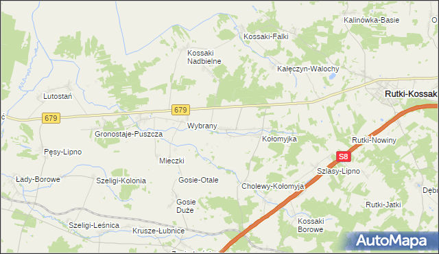 mapa Kołomyja, Kołomyja na mapie Targeo