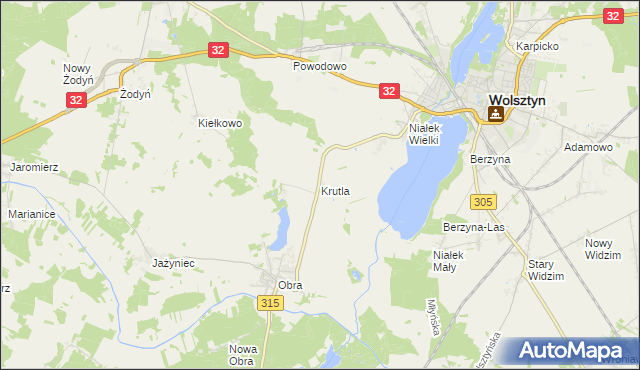 mapa Krutla, Krutla na mapie Targeo