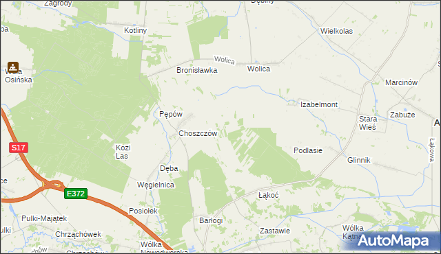 mapa Marianka gmina Kurów, Marianka gmina Kurów na mapie Targeo