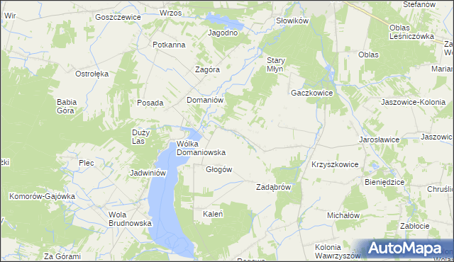 mapa Młódnice, Młódnice na mapie Targeo