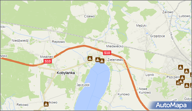 mapa Morzyczyn gmina Kobylanka, Morzyczyn gmina Kobylanka na mapie Targeo