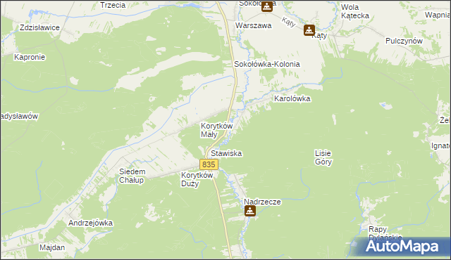 mapa Niemirów gmina Frampol, Niemirów gmina Frampol na mapie Targeo