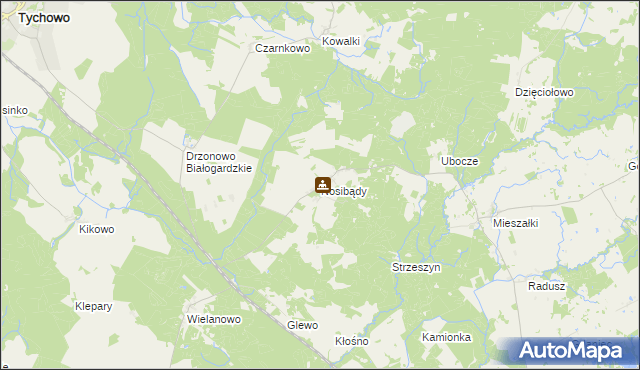 mapa Nosibądy, Nosibądy na mapie Targeo