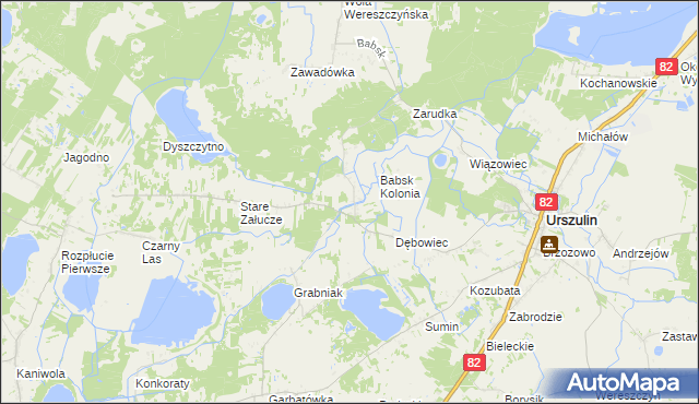 mapa Nowe Załucze, Nowe Załucze na mapie Targeo
