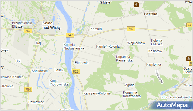 mapa Piotrawin-Kolonia, Piotrawin-Kolonia na mapie Targeo