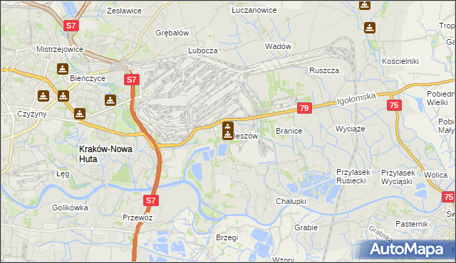 mapa Pleszów, Pleszów na mapie Targeo