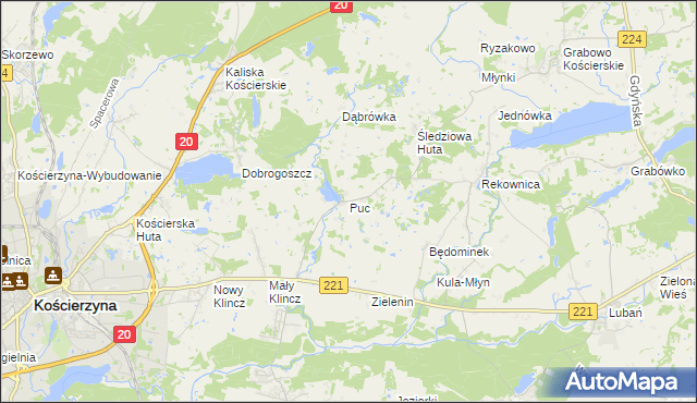 mapa Puc, Puc na mapie Targeo