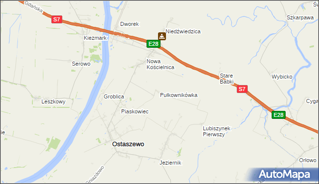 mapa Pułkownikówka, Pułkownikówka na mapie Targeo