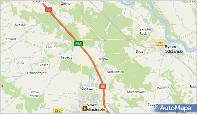 mapa Rejów, Rejów na mapie Targeo