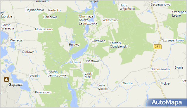 mapa Rozalinowo, Rozalinowo na mapie Targeo