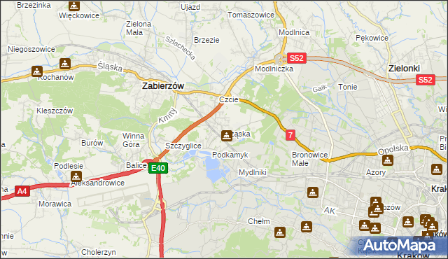 mapa Rząska, Rząska na mapie Targeo