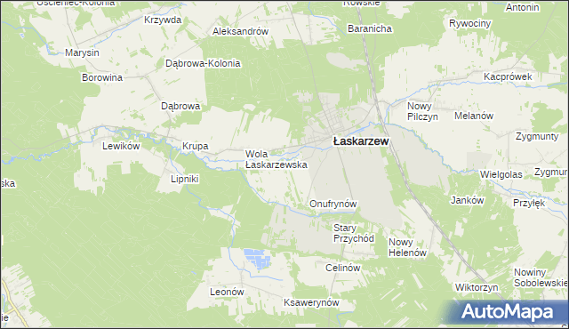 mapa Sośninka, Sośninka na mapie Targeo