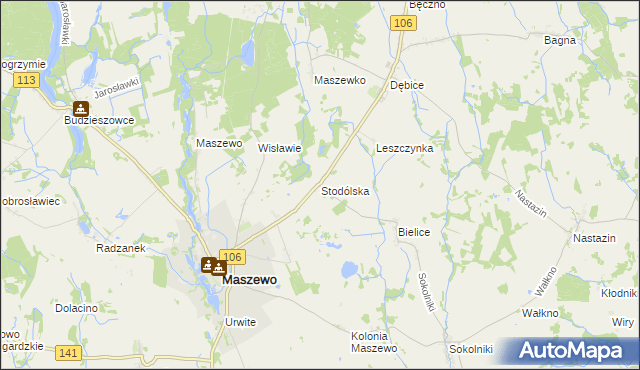 mapa Stodólska, Stodólska na mapie Targeo