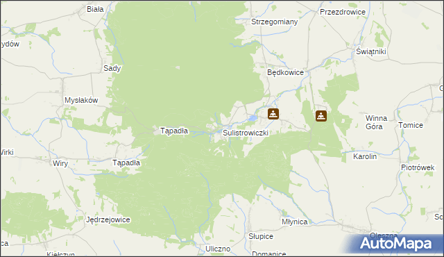 mapa Sulistrowiczki, Sulistrowiczki na mapie Targeo