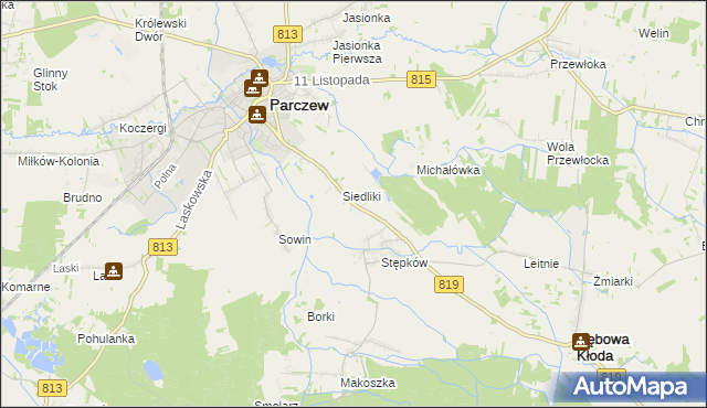 mapa Szytki, Szytki na mapie Targeo