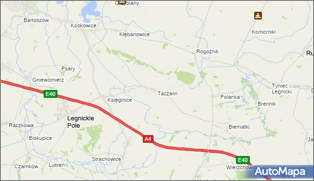 mapa Taczalin, Taczalin na mapie Targeo