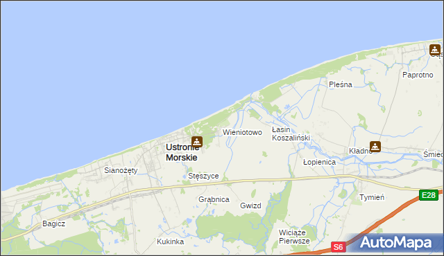 mapa Wieniotowo, Wieniotowo na mapie Targeo