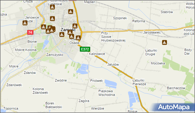 mapa Wólka Panieńska, Wólka Panieńska na mapie Targeo