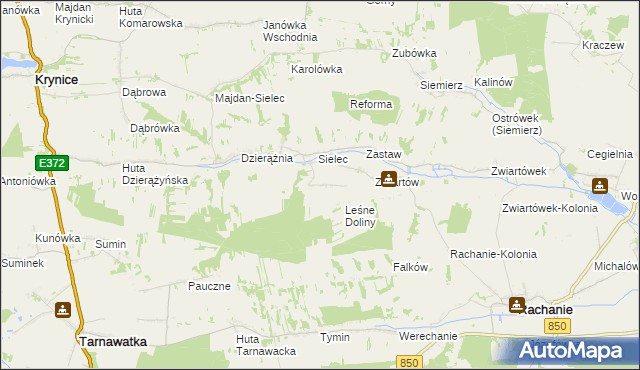 mapa Zwiartów-Kolonia, Zwiartów-Kolonia na mapie Targeo