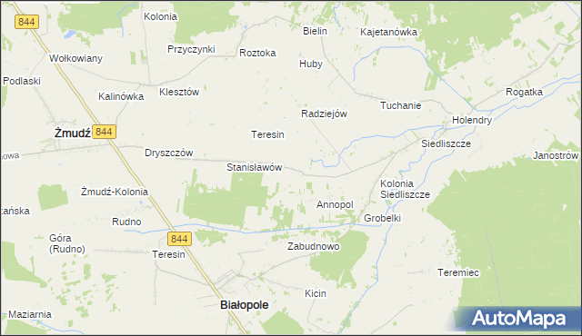 mapa Syczów, Syczów na mapie Targeo