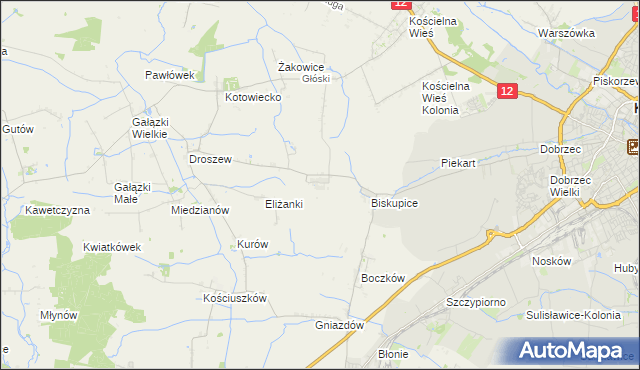 mapa Trkusów, Trkusów na mapie Targeo