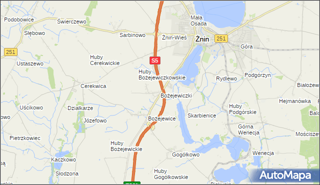 mapa Bożejewiczki, Bożejewiczki na mapie Targeo