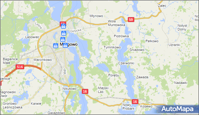 mapa Troszczykowo, Troszczykowo na mapie Targeo