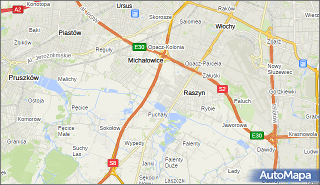 mapa Nowe Grocholice, Nowe Grocholice na mapie Targeo