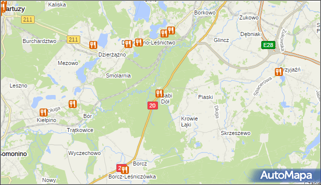 mapa Babi Dół, Babi Dół na mapie Targeo